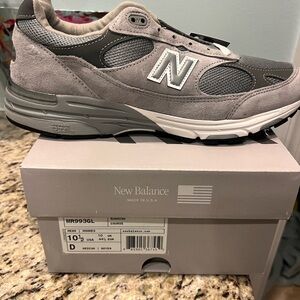 New Balance Men's Gray 993 Sneakers Made in America New in Box